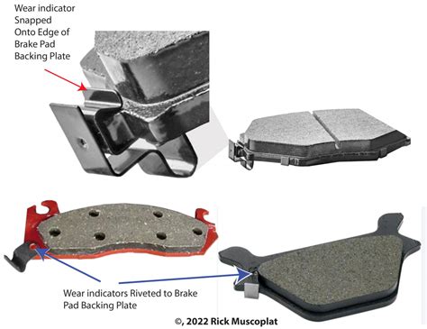 brake pad wear sensor locations